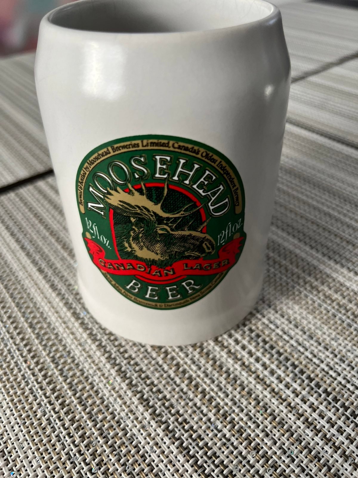 Vintage moosehead beer mug
