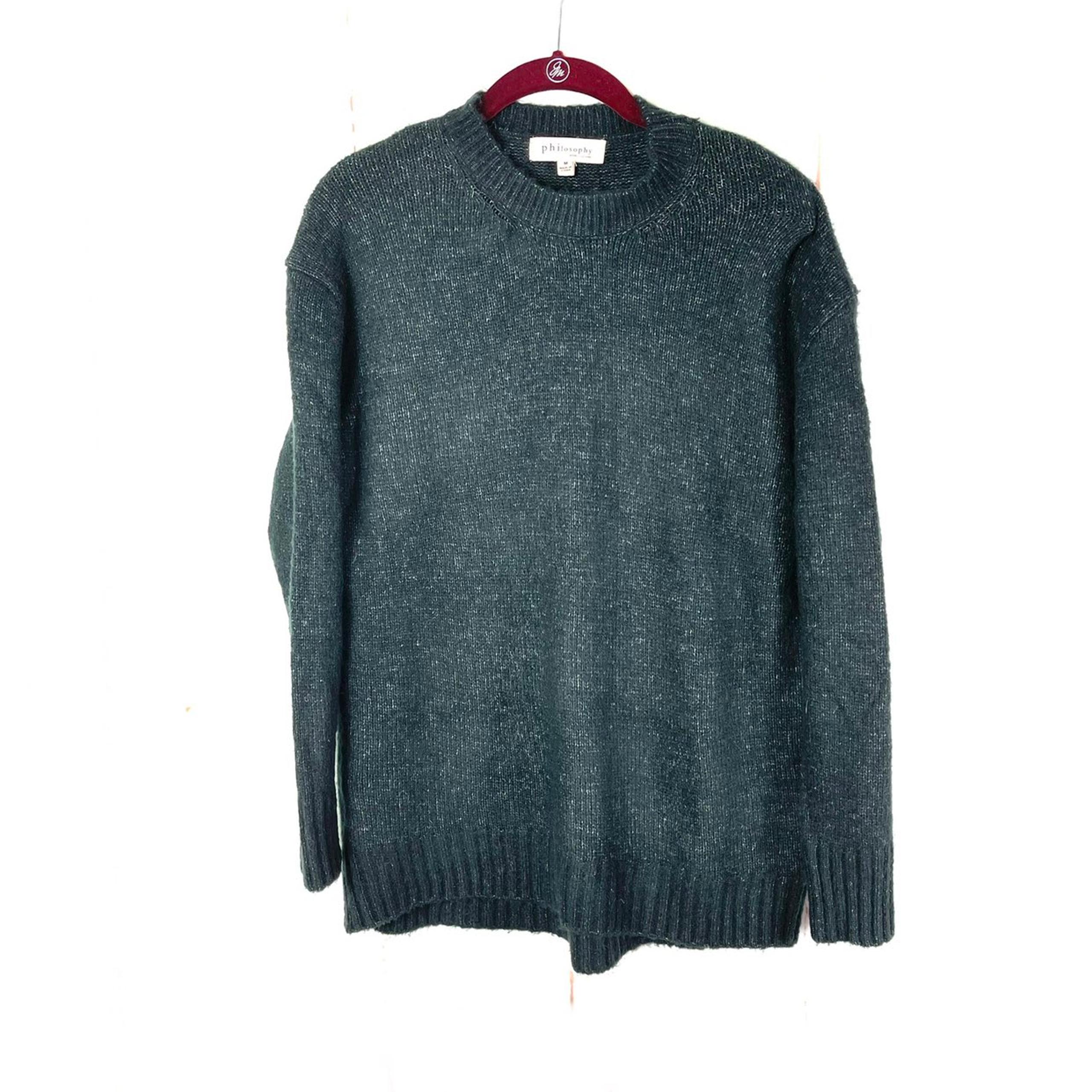 Philosophy Black Pullover Sweater