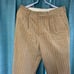 Green Club Striped Beige Slacks