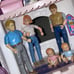 2005 dollhouse figures lot people family twins babies