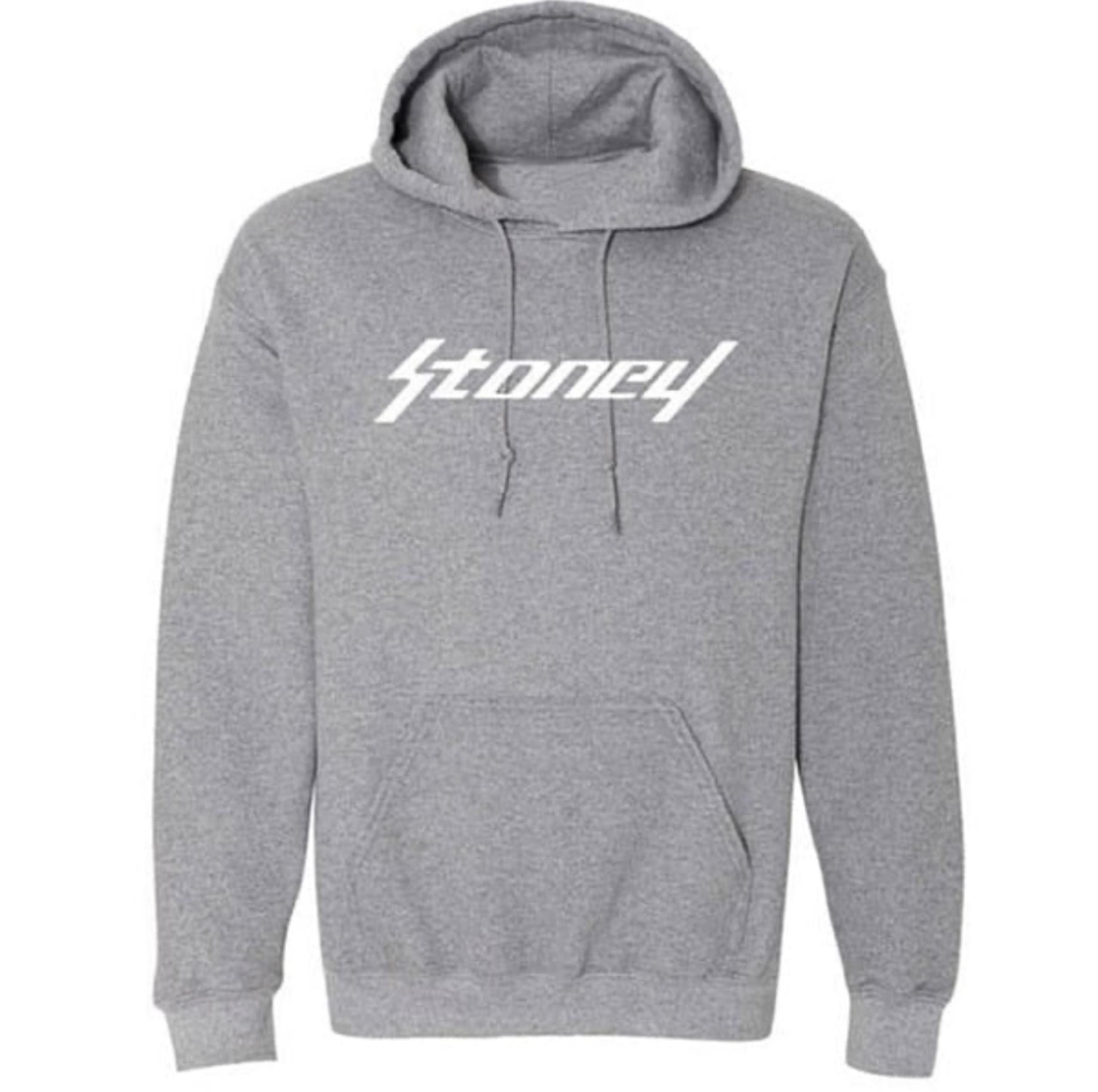 Men’s size small Post Malone Stoney hoodie merch grey hoody logo tour concert