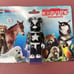 bearbrick unbreakable keychain veterinarian dolittle dog black white