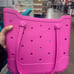 Pink beach tote bag