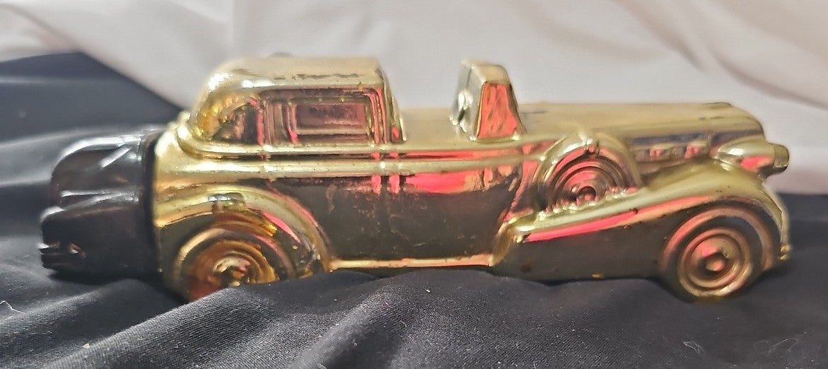 Solid Gold Cadillac Avon Aftershave Bottle (FULL)