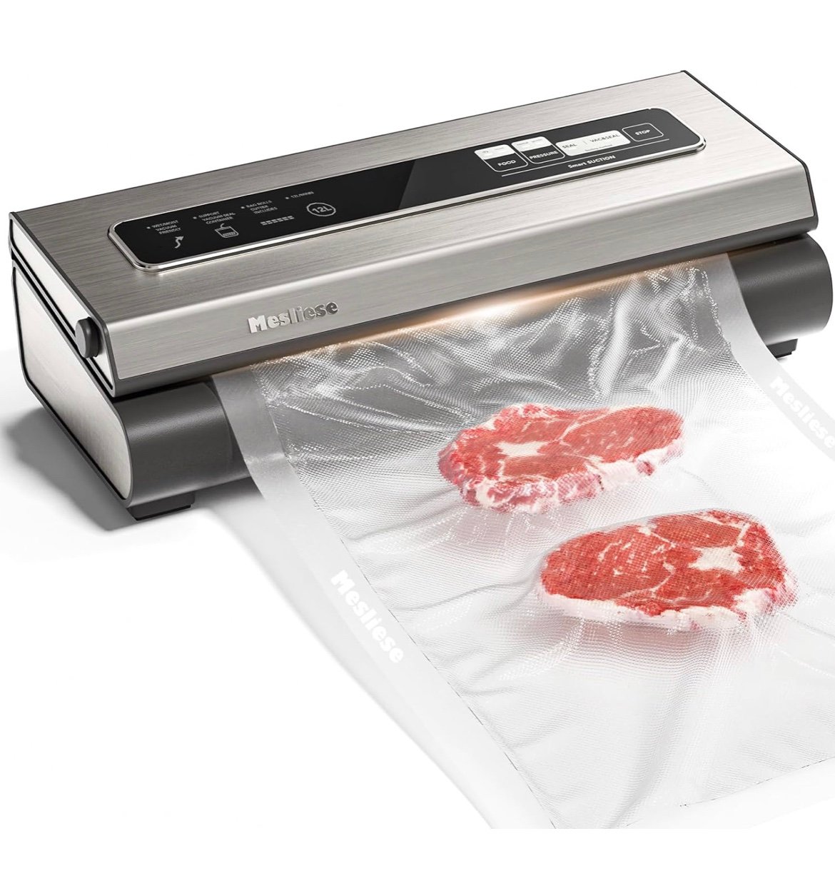 Vacuum Sealer Machine Powerful 90Kpa Precision 6-In-1 Compact Food Preservation