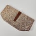 Vintage Lennox Champagne Silver Glitter Clutch Purse Evening Bag