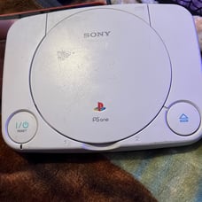 PlayStation One Slim Console in Gray with No Memory Card