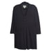 975 VTG EMANUEL UNGARO 100% Wool Black Button Front Long Sleeve Midi Dress 12