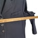 975 VTG EMANUEL UNGARO 100% Wool Black Button Front Long Sleeve Midi Dress 12