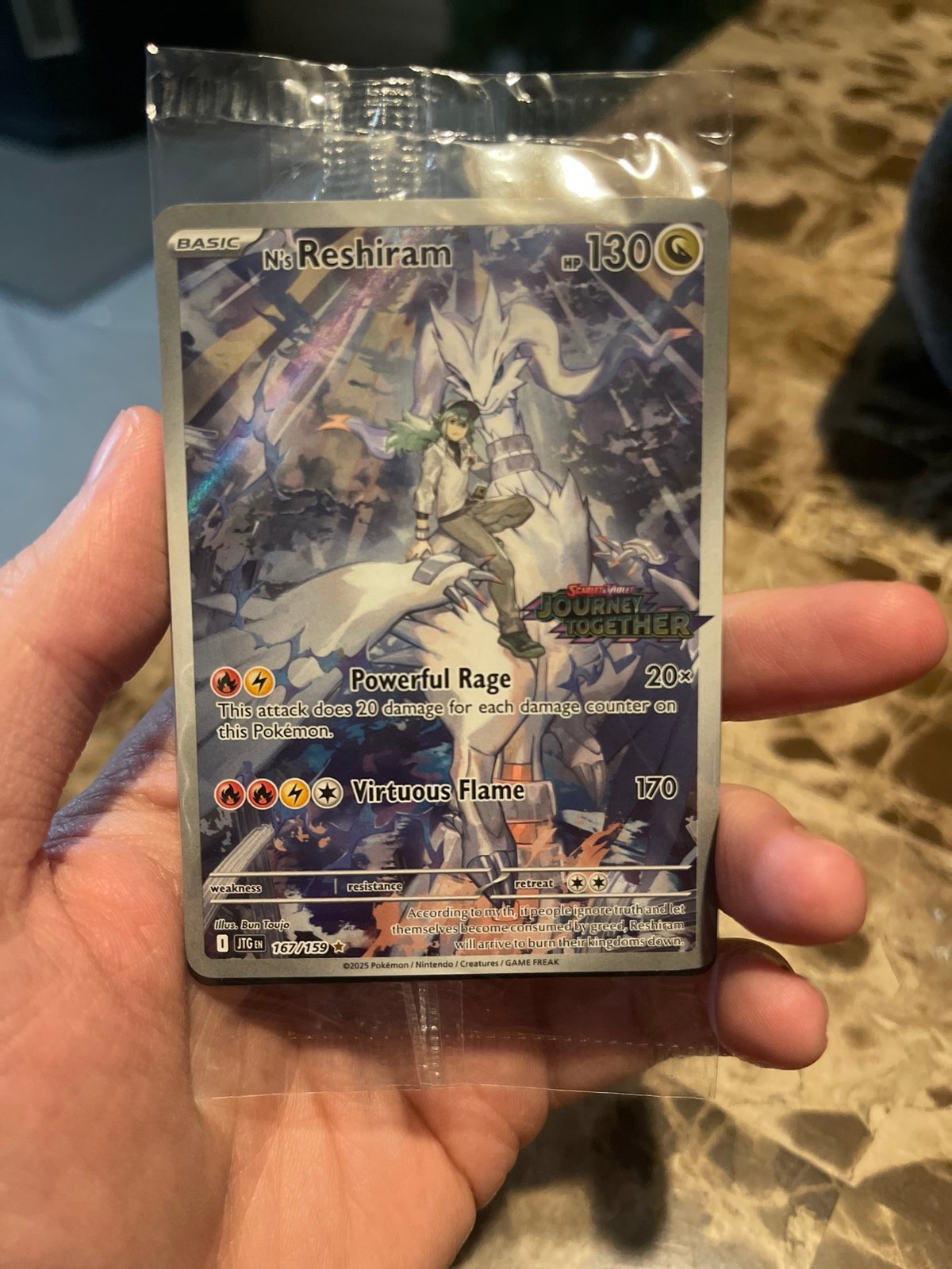 N’s Reshiram Sealed Promo! Journey Together!