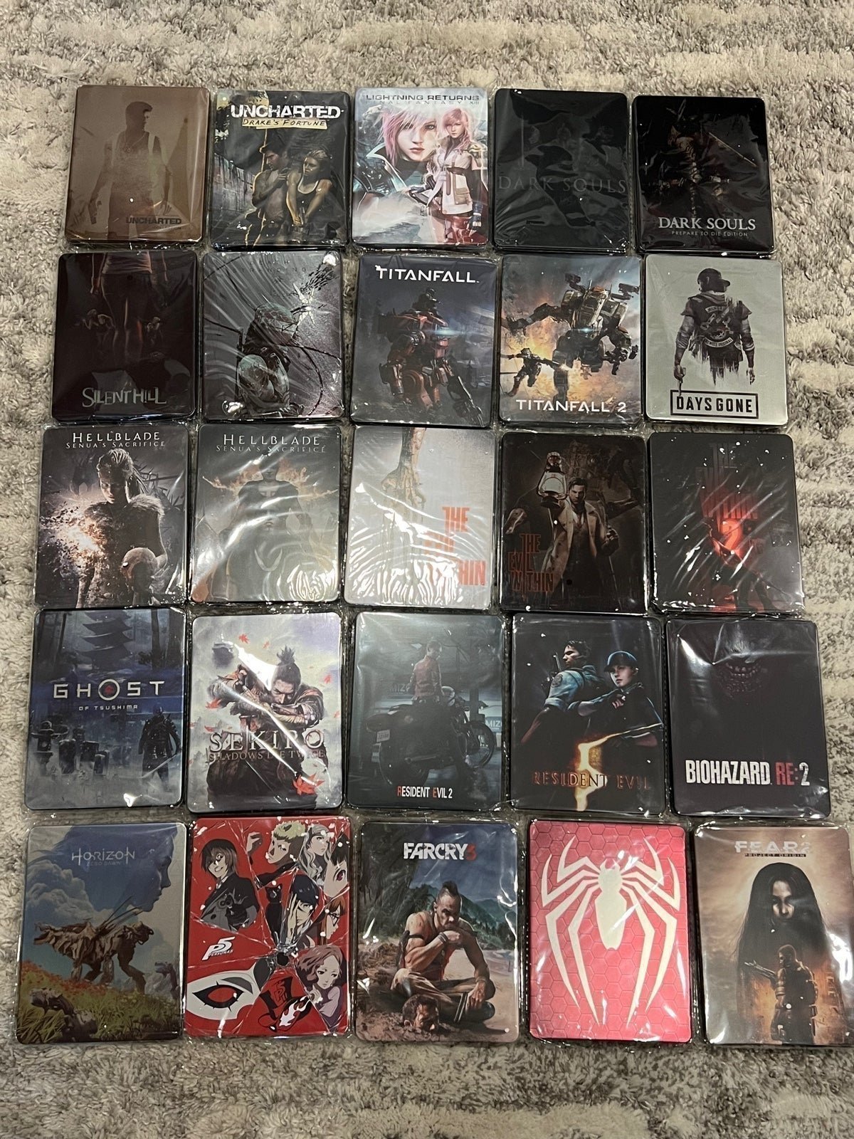 Custom made Steelbook bundle of 8 (pick any 8 for 120) PS5/PS4/PS3/Xbox