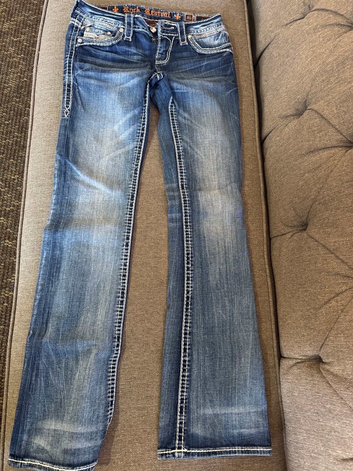 Womens rock revival boot jeans size 26