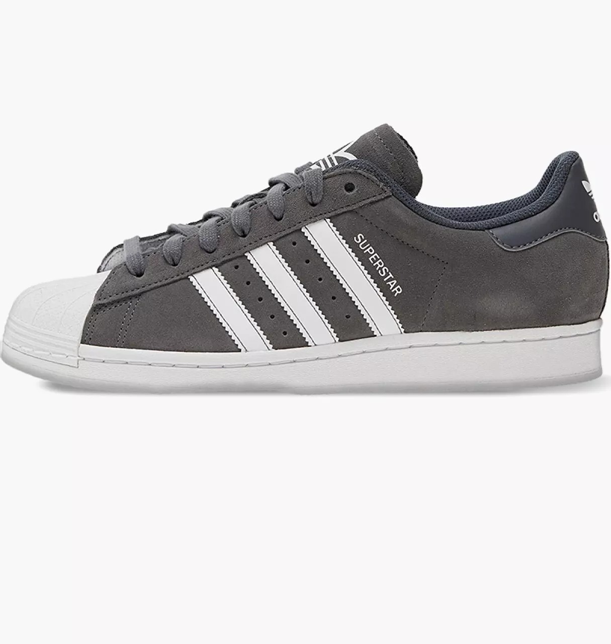 Sz 10 Adidas Superstar Originals - Men's Sneakers Grey White IF3645 NEW