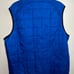 Men’s LL Bean Blue Lightweight Puffer Sleeveless Zip up Vest Pockets XL
