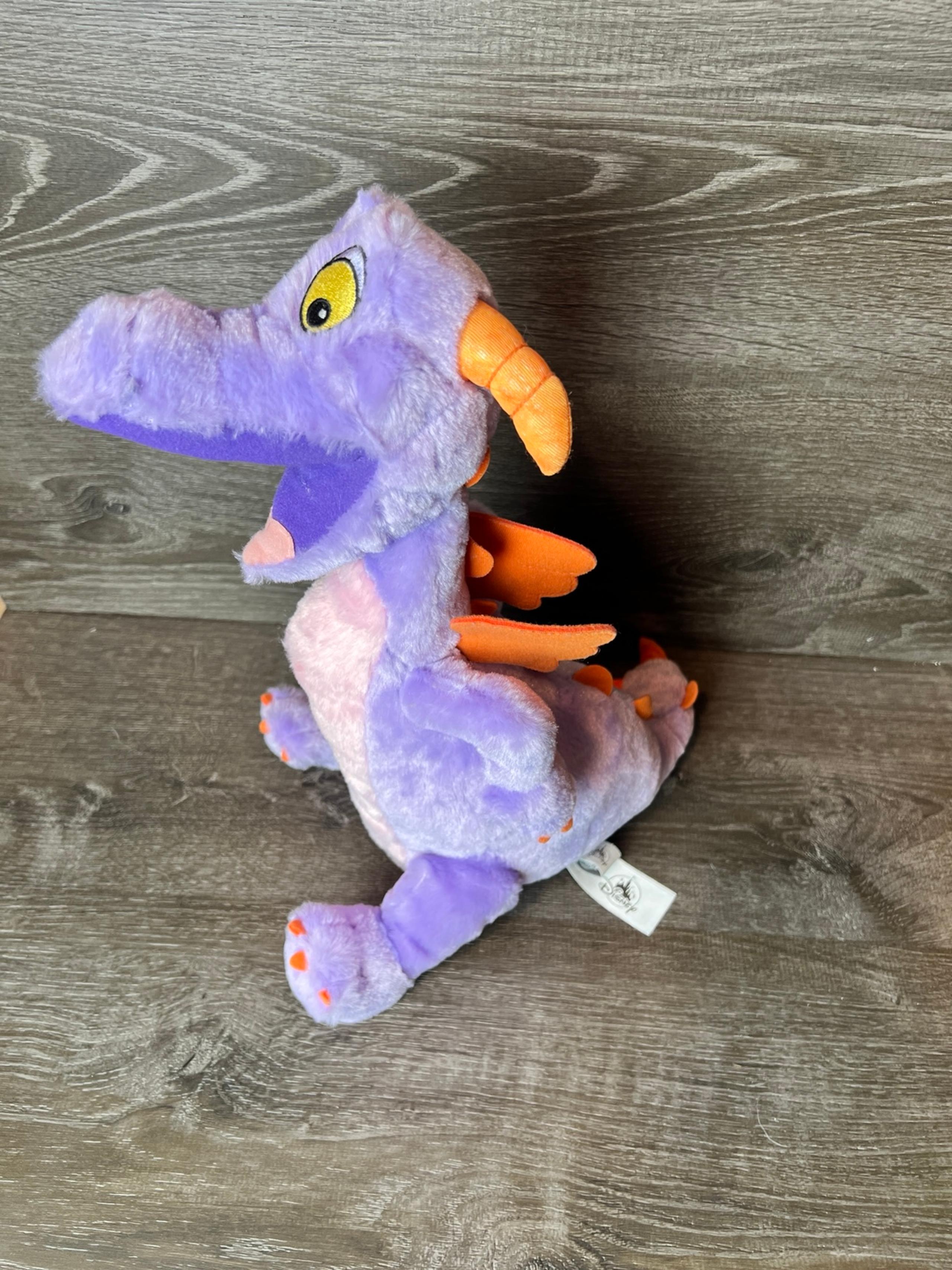 Parks FIGMENT 10” Plush Purple Dragon Stuffed Animal Land World Doll Toy - Disney