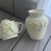 Ceramic Carved Fruit Basket