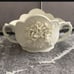 Ceramic Carved Fruit Basket