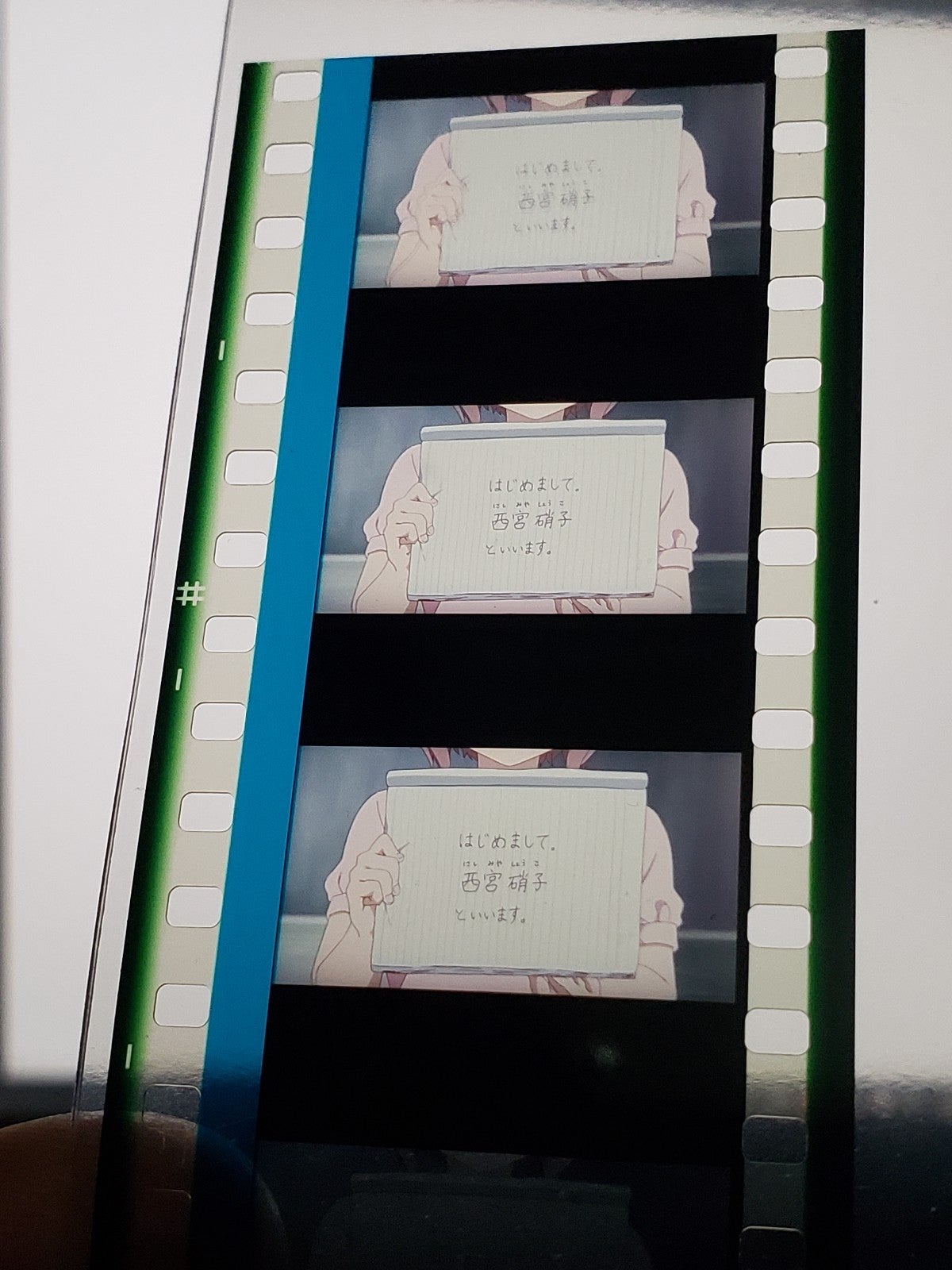 A Silent Voice Shouko Book Filmstrip