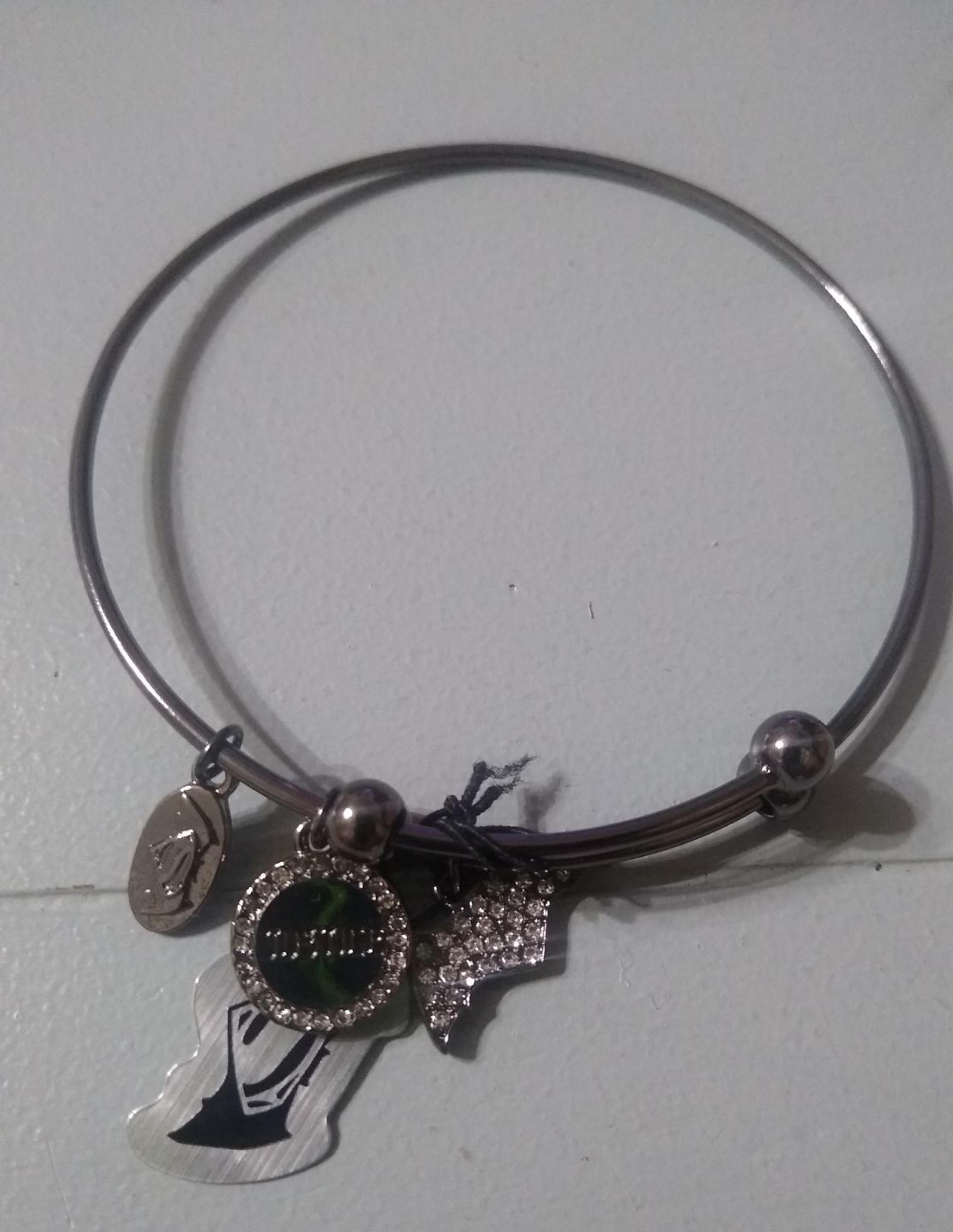 Batman v Superman Black Rhodium Bracelet