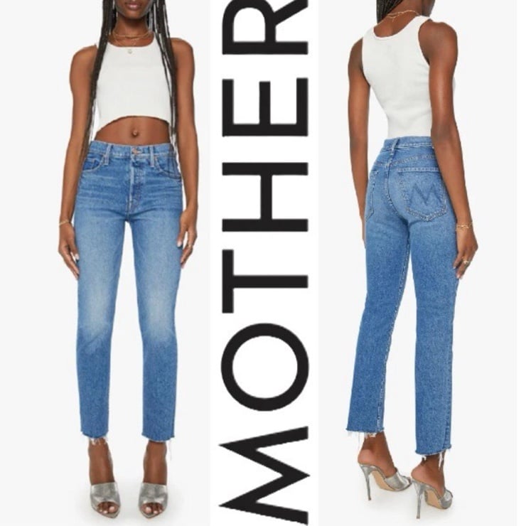 NWT ~ MOTHER DENIM THE TOMCAT ANKLE FRAY - Arigato Mr. Roboto sz 27