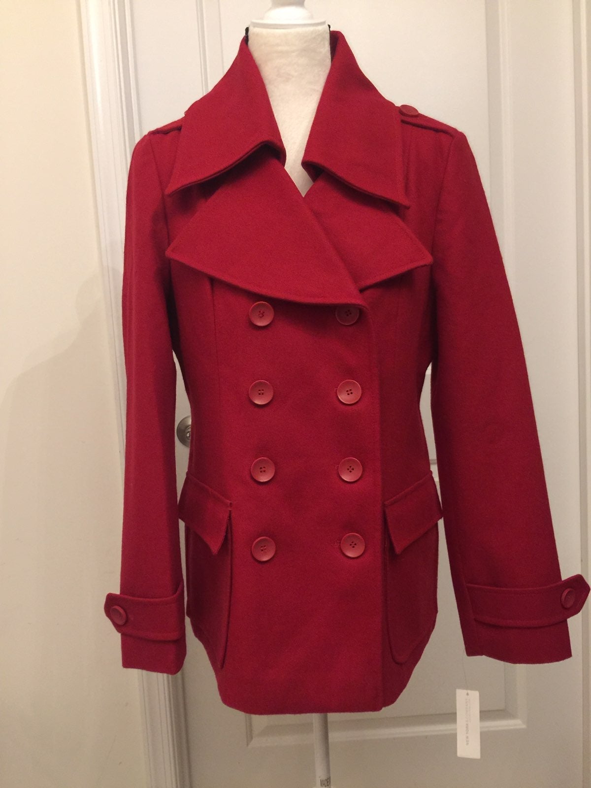 NY&Co 50% Wool Peacoat