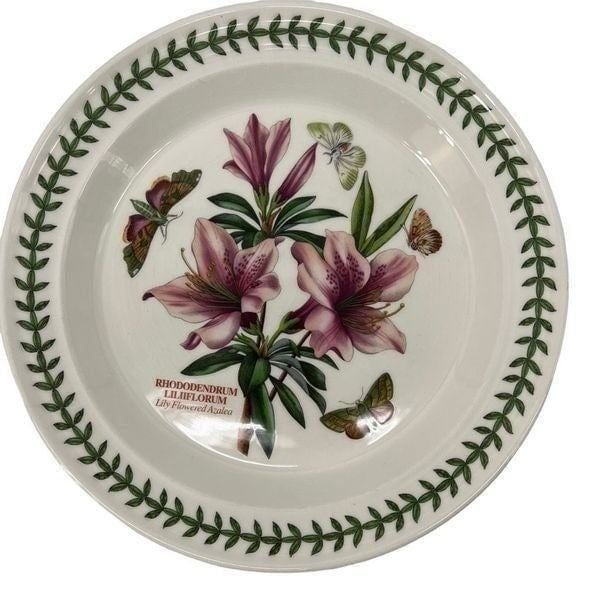 Portmeirion Botanical Garden Lily Azalea Butterfly Plate