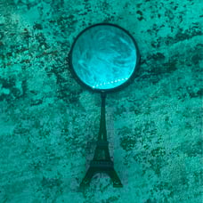 A Eiffel tower mirror