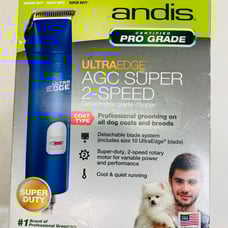 Andis AGC Super 2-speed UltraEdge Detachable Blade Professional Clipper - Blue