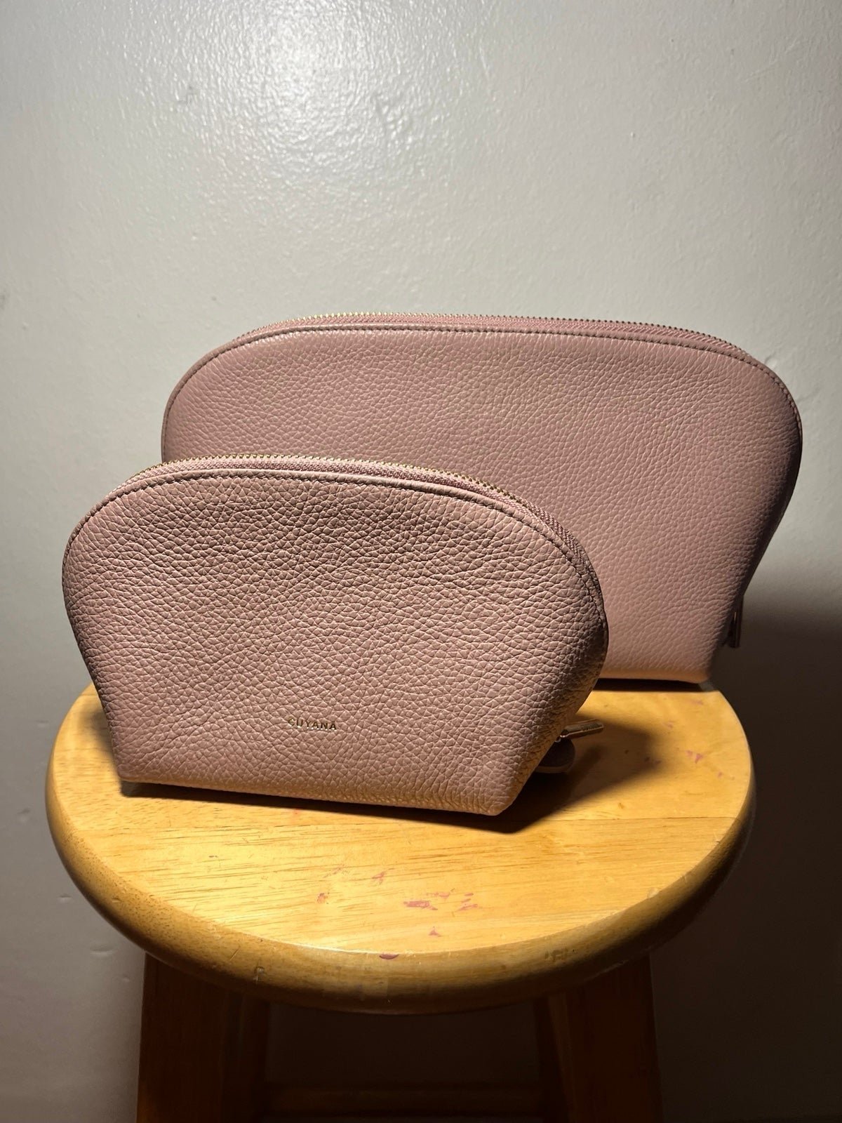 Brand New w/o Tags Cuyana Travel Case Set (Soft Rose)