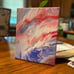 Red White and Blue handmade pour paintin