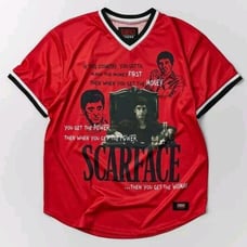 Reason X ScarfaceScarface Baseball Jersey - Red