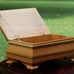 Handmade wooden oak keepsake box