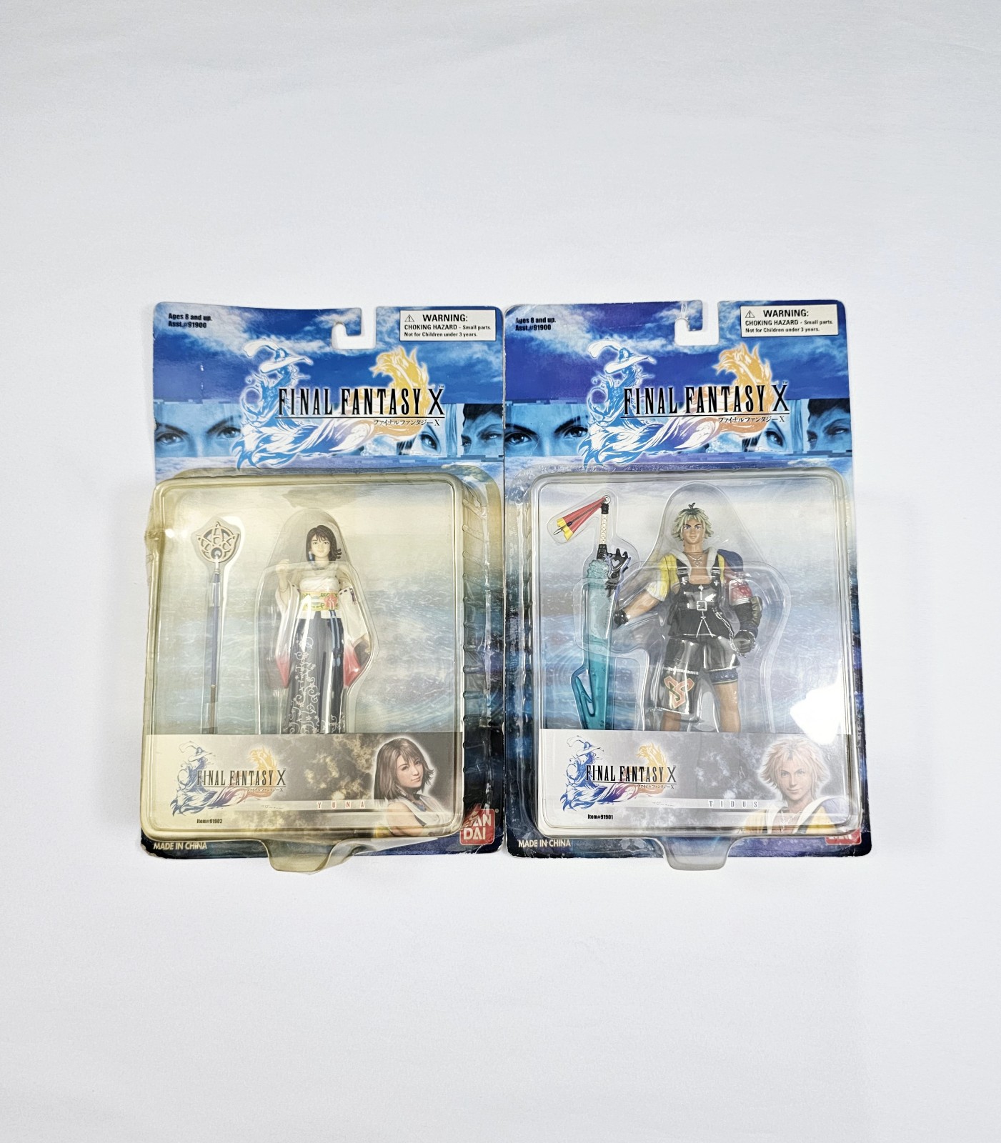 Final Fantasy X 10 Yuna Tidus Bandai figure Lot FFX Square Enix Squaresoft