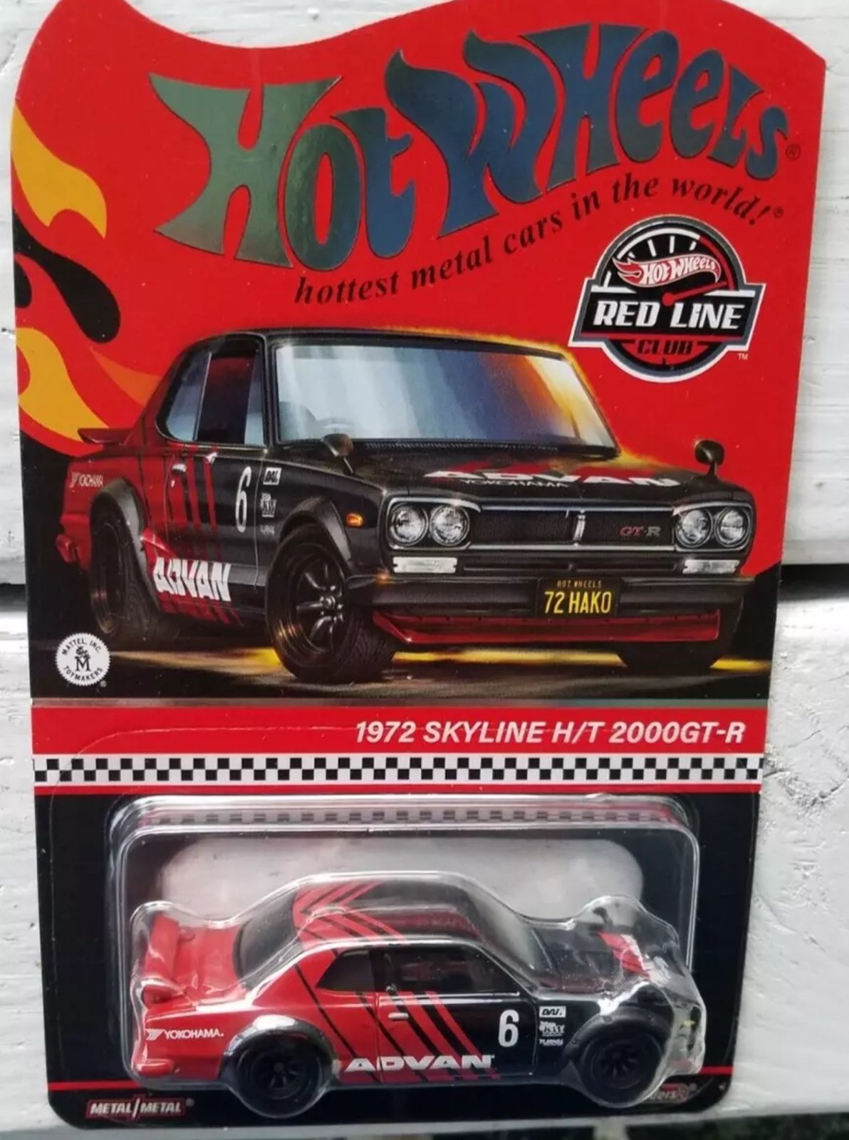 2023 Hot Wheels RLC '72 HAKO Nissan Skyline H/T 2000GT-R Advan Racing