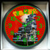 The Car 1971 Lincoln Flat Black Garage Glow In The Dark Wall Clock New!