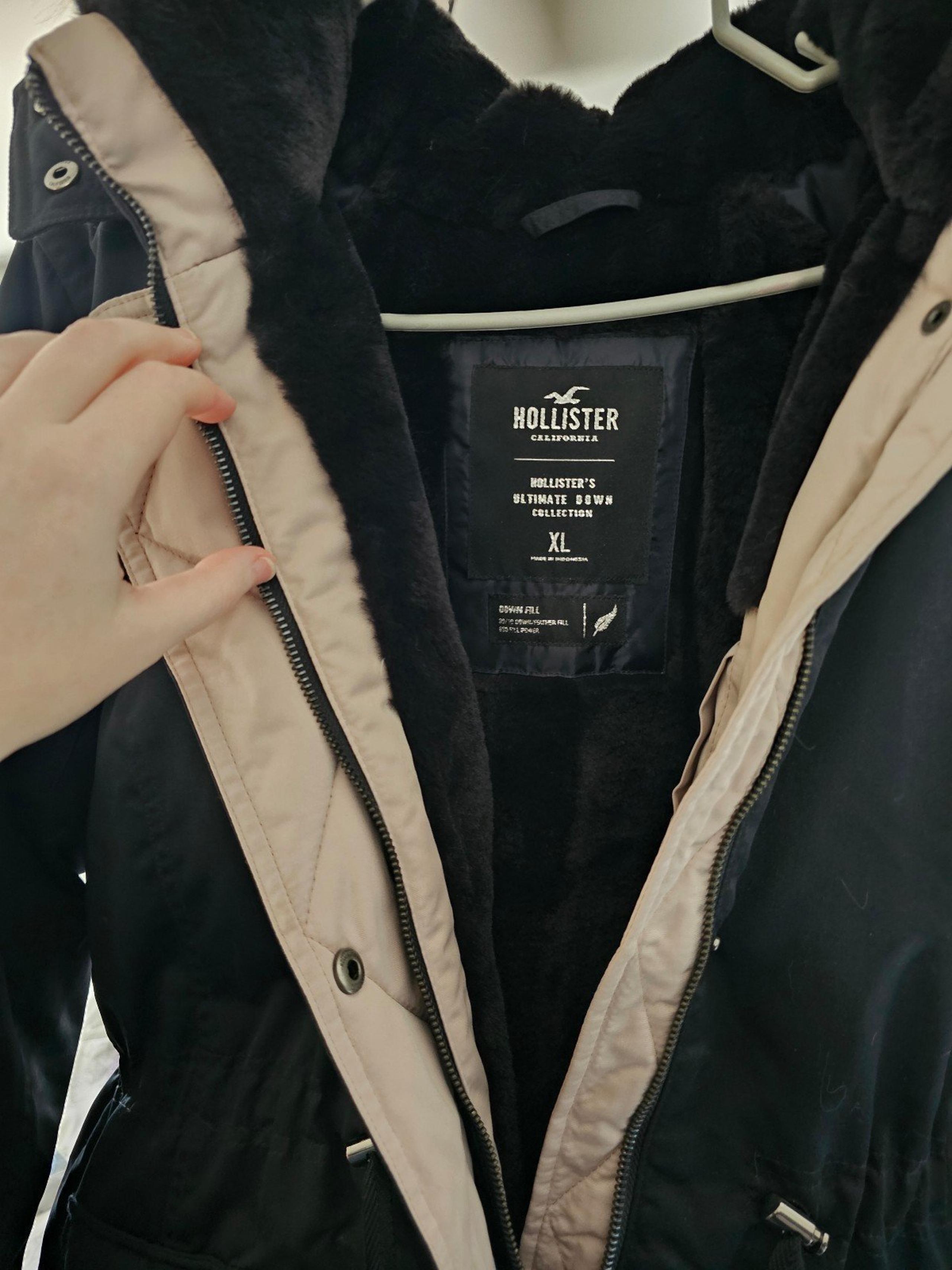 Hollister Ultimate Down Parka NAVY blue
