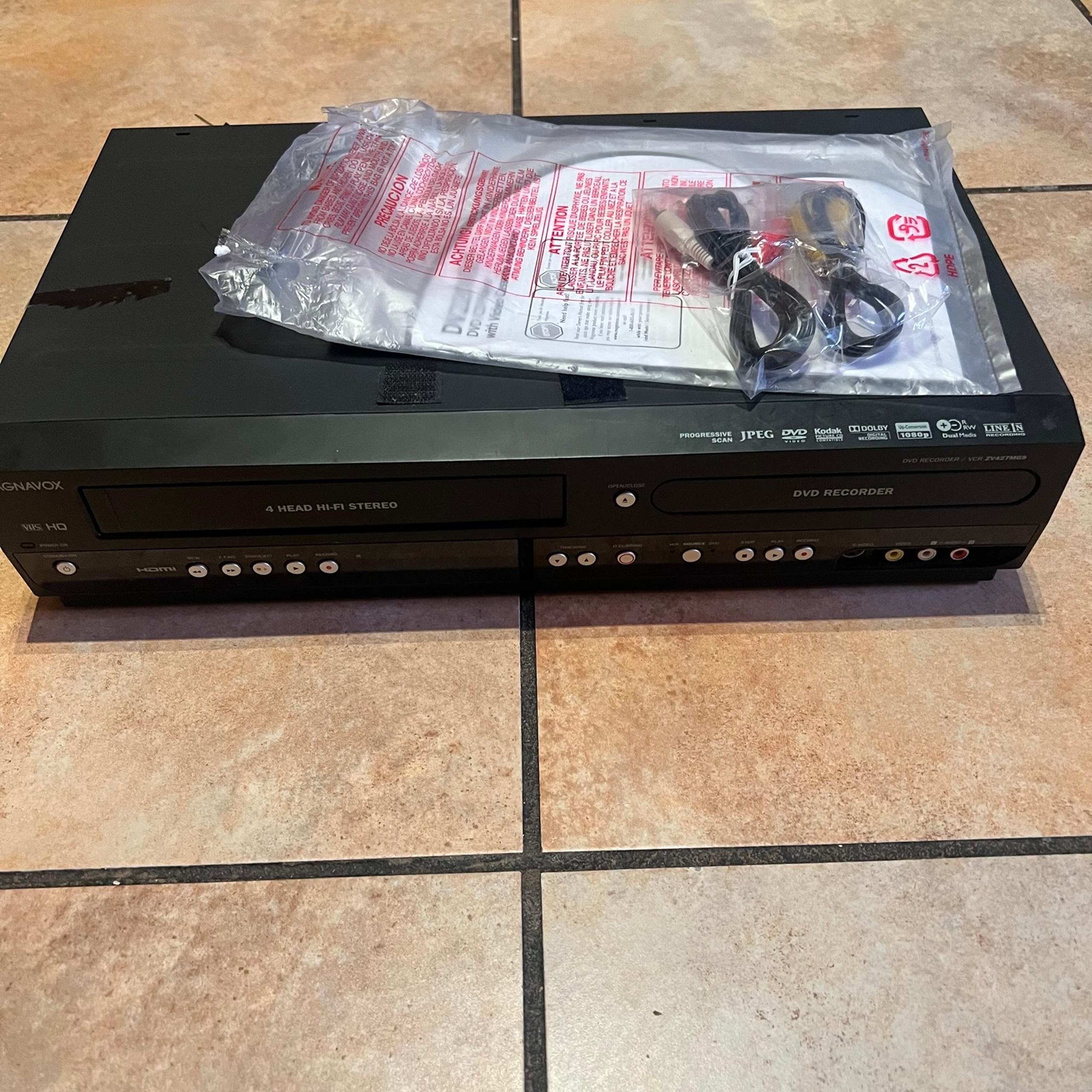 Magnavox DV220MW9 4 Head Hi-Fi VHS Recorder DVD/VCR Combo DVD Player *Tested*