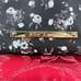 Betsey Johnson Black White Floral Bow Crossbody Wallet Purse Women’s
