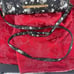 Betsey Johnson Black White Floral Bow Crossbody Wallet Purse Women’s