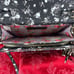 Betsey Johnson Black White Floral Bow Crossbody Wallet Purse Women’s