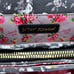 Betsey Johnson Black White Floral Bow Crossbody Wallet Purse Women’s