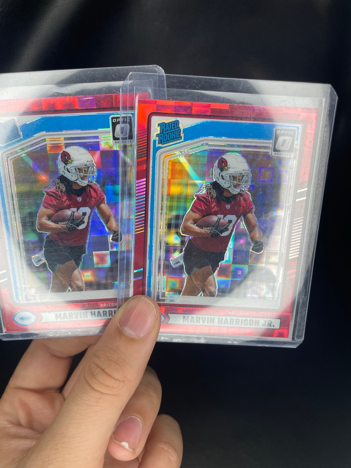 (2) Marvin Harrison jr red pandora ssp