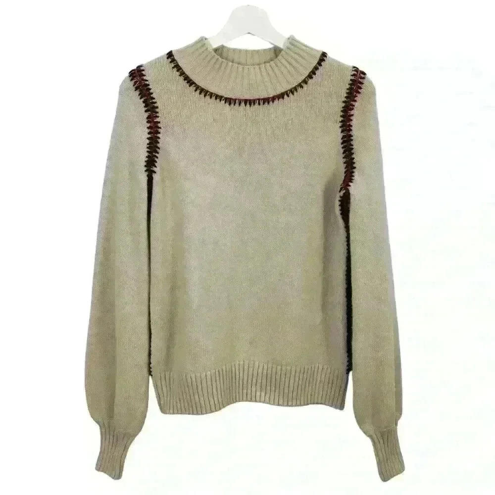Fat Face Claire Crafted Jumper Long Sleeve Sweater Size 2