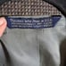 Lands End Mens Blazer Sport Coat Two Button Jacket 46L Wool Tweed Brown Office