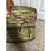 Longaberger 2005 Hostess Only Sage Green Large Bushel Basket W/ Leather Handles