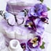 Butterflies Diaper Cake, Flowers Diaper Cake