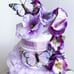 Butterflies Diaper Cake, Flowers Diaper Cake