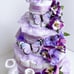 Butterflies Diaper Cake, Flowers Diaper Cake