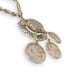 Vintage Silver Tone REPUBLIQUE FRANCAISE COIN Pendant necklace 22 inch