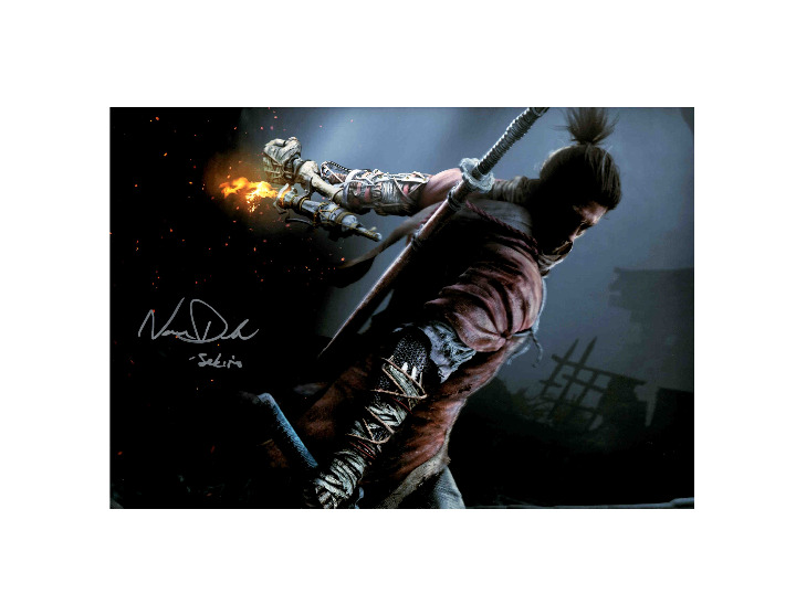 Noshir Dalal Signed Autograph 12x18 Sekiro Shadows Die Twice Photo